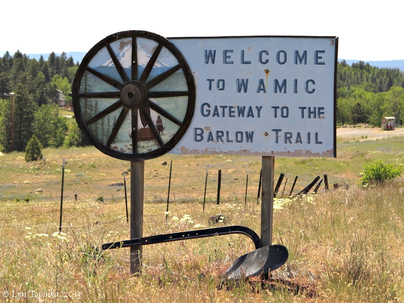 Wamic Welcome Sign